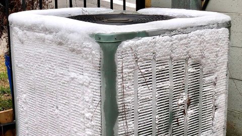 Frozen Heat Pump